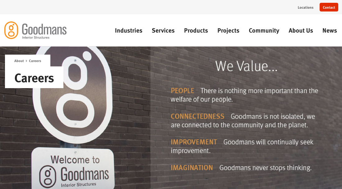 Job Listings Goodmans Inc. Jobs